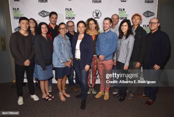 Director/producer Michael Lei, Manager of Documentary Programs and Fiscal Sponsorship at Film Independent Lisa Hasko, director/producer Erica Sterne,...