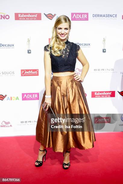 German actress Susan Sideropoulos attends the 'Goldene Bild der Frau' award at Hamburg Cruise Center on October 21, 2017 in Hamburg, Germany.
