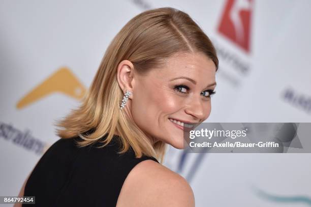 Actress Emilie de Ravin arrives at the 6th Annual Australians in Film Awards & Benefit Dinner at NeueHouse Hollywood on October 18, 2017 in Los...