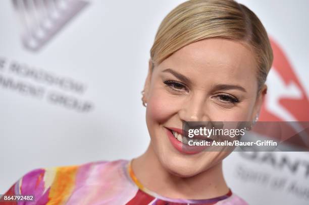 Actress Abbie Cornish arrives at the 6th Annual Australians in Film Awards & Benefit Dinner at NeueHouse Hollywood on October 18, 2017 in Los...