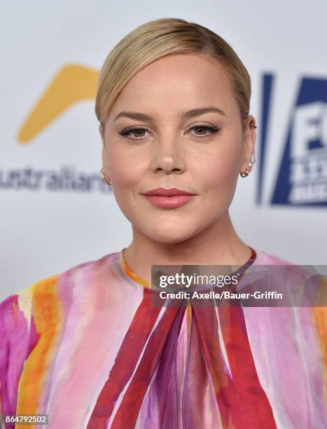 Actress Abbie Cornish arrives at the 6th Annual Australians in Film Awards & Benefit Dinner at NeueHouse Hollywood on October 18, 2017 in Los...