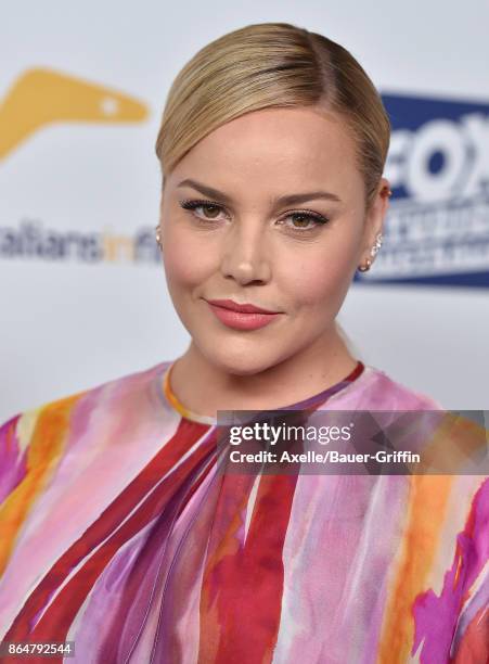 Actress Abbie Cornish arrives at the 6th Annual Australians in Film Awards & Benefit Dinner at NeueHouse Hollywood on October 18, 2017 in Los...