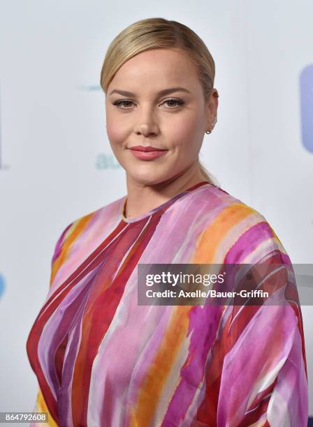 Actress Abbie Cornish arrives at the 6th Annual Australians in Film Awards & Benefit Dinner at NeueHouse Hollywood on October 18, 2017 in Los...