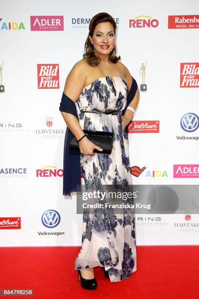 German actress Julia Dahmen attends the 'Goldene Bild der Frau' award at Hamburg Cruise Center on October 21, 2017 in Hamburg, Germany.