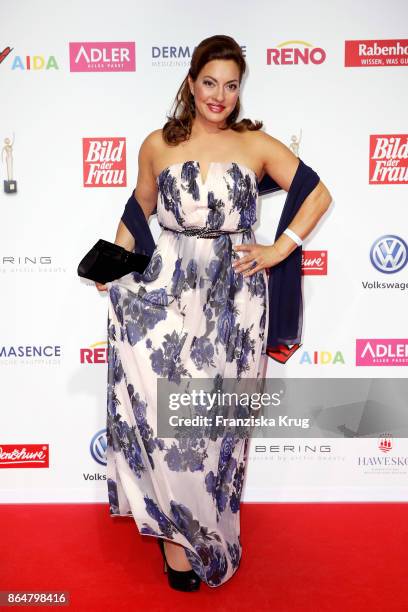 German actress Julia Dahmen attends the 'Goldene Bild der Frau' award at Hamburg Cruise Center on October 21, 2017 in Hamburg, Germany.