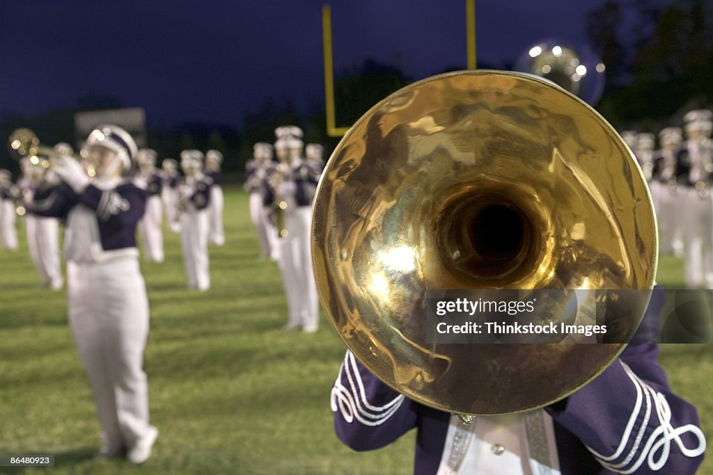 Mellophone in marching band