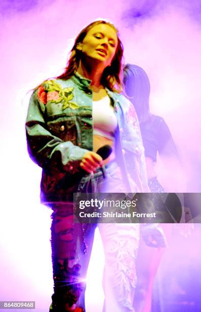 Zara Larsson performs live on stage at O2 Apollo Manchester on October 21, 2017 in Manchester, England.