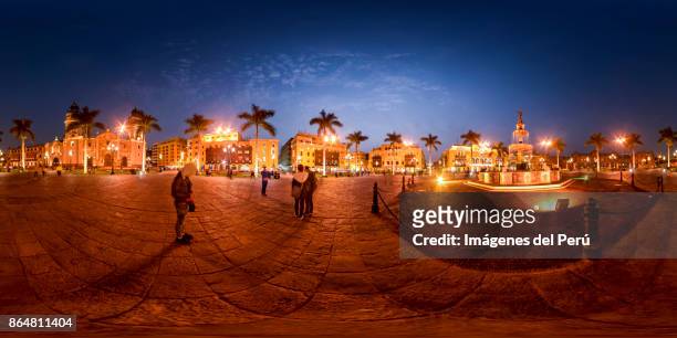 360° plaza lima perú / lima square - imágenes stock pictures, royalty-free photos & images