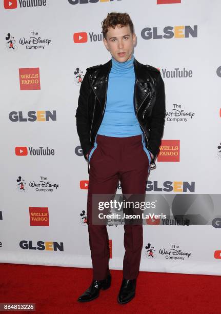 Actor Tommy Dorfman attends the 2017 GLSEN Respect Awards at the Beverly Wilshire Four Seasons Hotel on October 20, 2017 in Beverly Hills, California.