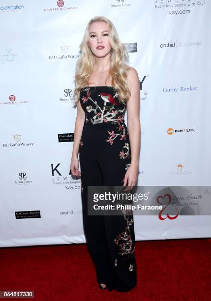 Ashley Campbell at Jane Seymour And The 2017 Open Hearts Gala at SLS Hotel on October 21, 2017 in Beverly Hills, California.