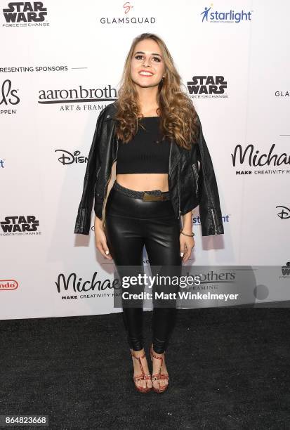 Carly Rose Sonenclar at the Dream Halloween 2017 Costume Party Benefitting Starlight Children's Foundation presented by Michaels and Aaron Brothers...