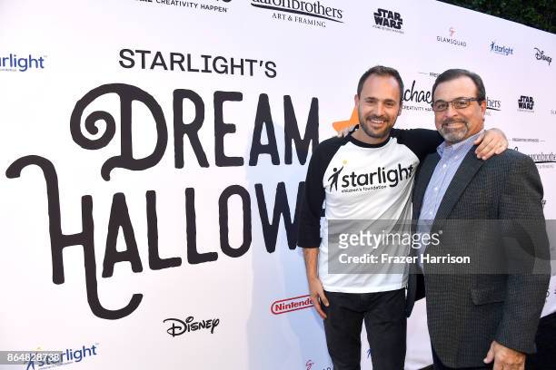 Starlight Children's Foundation, Chris Helfrich and EVP, Secretary and General Counsel at Michaels Stores, Inc., Michael Veitenheimer at the Dream...