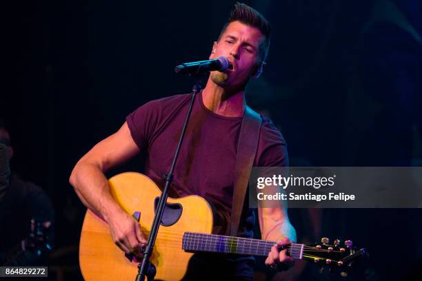 Curtis and Brad Rempel of 'High Valley' perform onstage during The Highway Finds Tour at the Gramercy Theatre on October 21, 2017 in New York City.