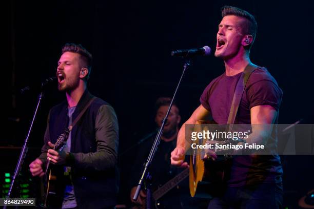 Curtis and Brad Rempel of 'High Valley' perform onstage during The Highway Finds Tour at the Gramercy Theatre on October 21, 2017 in New York City.