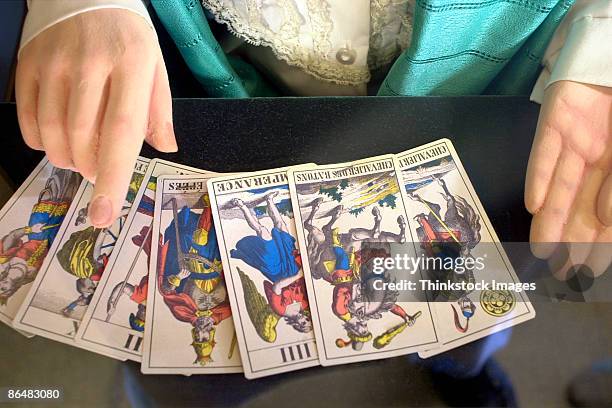 tarot cards - tarot cards stock pictures, royalty-free photos & images