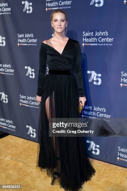 Actress Heather Morris attends the Saint John's Health Center Foundation's 75th Anniversary Gala Celebration at 3LABS on October 21, 2017 in Culver...