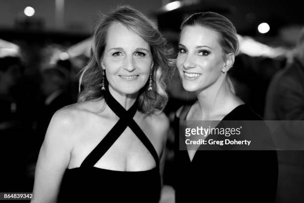 Actress Helen Hunt and Heather Morris attend the Saint John's Health Center Foundation's 75th Anniversary Gala Celebration at 3LABS on October 21,...