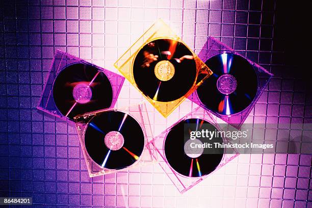 cds in jewel cases - dvd case stock pictures, royalty-free photos & images