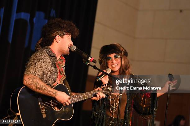 Mark Ballas and BC Jean at the Dream Halloween 2017 Costume Party Benefitting Starlight Children's Foundation presented by Michaels and Aaron...