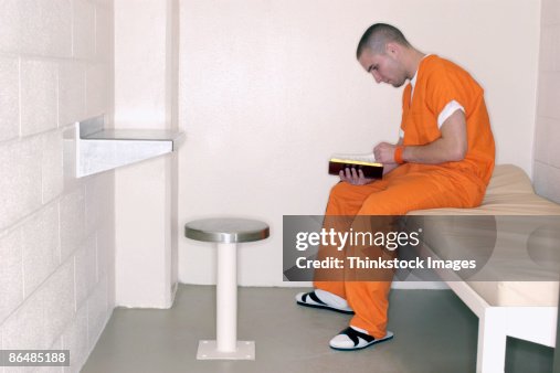 Inmate Reading Bible High-Res Stock Photo - Getty Images