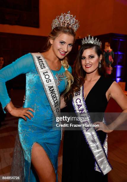 Katie Bozner and Jessica Olivia Pillar at the Dream Halloween 2017 Costume Party Benefitting Starlight Children's Foundation presented by Michaels...