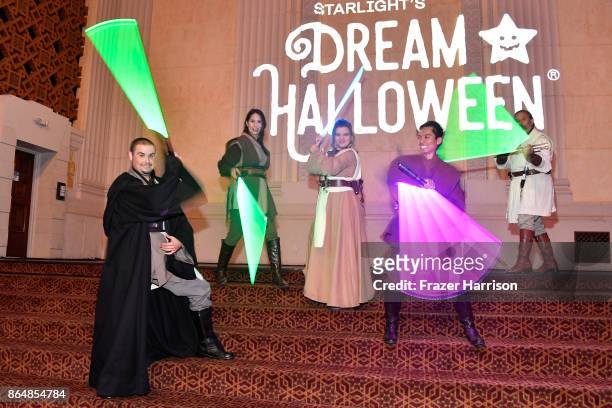 Guests at the Dream Halloween 2017 Costume Party Benefitting Starlight Children's Foundation presented by Michaels and Aaron Brothers at The...
