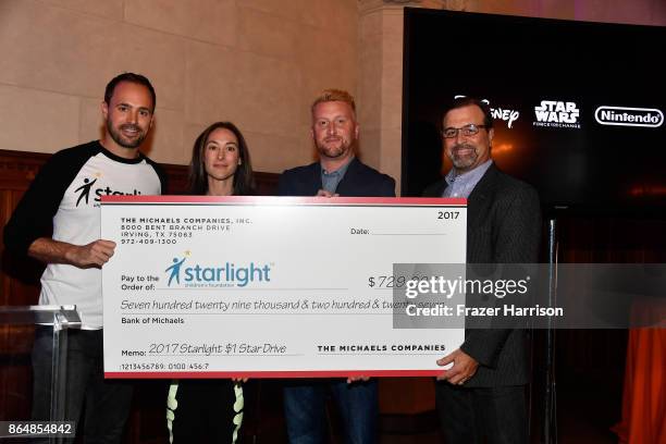 Starlight Children's Foundation, Chris Helfrich, Manager, Global Sourcing at Michaels Stores, Inc., Gabriela Morris, Director Communications at...