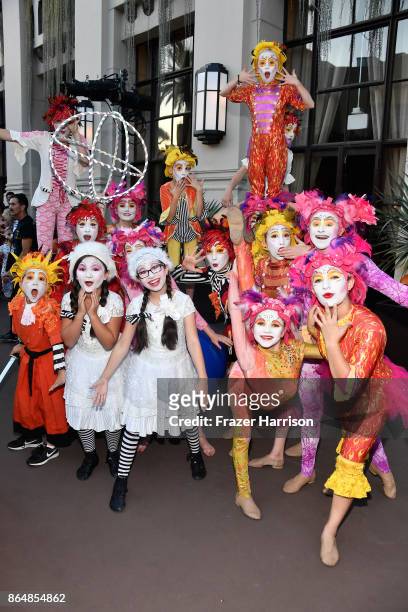 Le Petit Cirque at the Dream Halloween 2017 Costume Party Benefitting Starlight Children's Foundation presented by Michaels and Aaron Brothers at The...