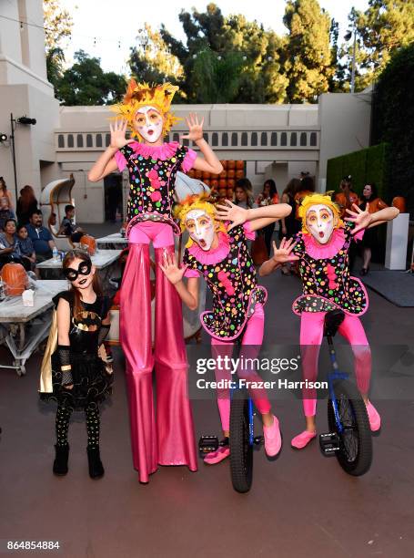 Le Petit Cirque at the Dream Halloween 2017 Costume Party Benefitting Starlight Children's Foundation presented by Michaels and Aaron Brothers at The...