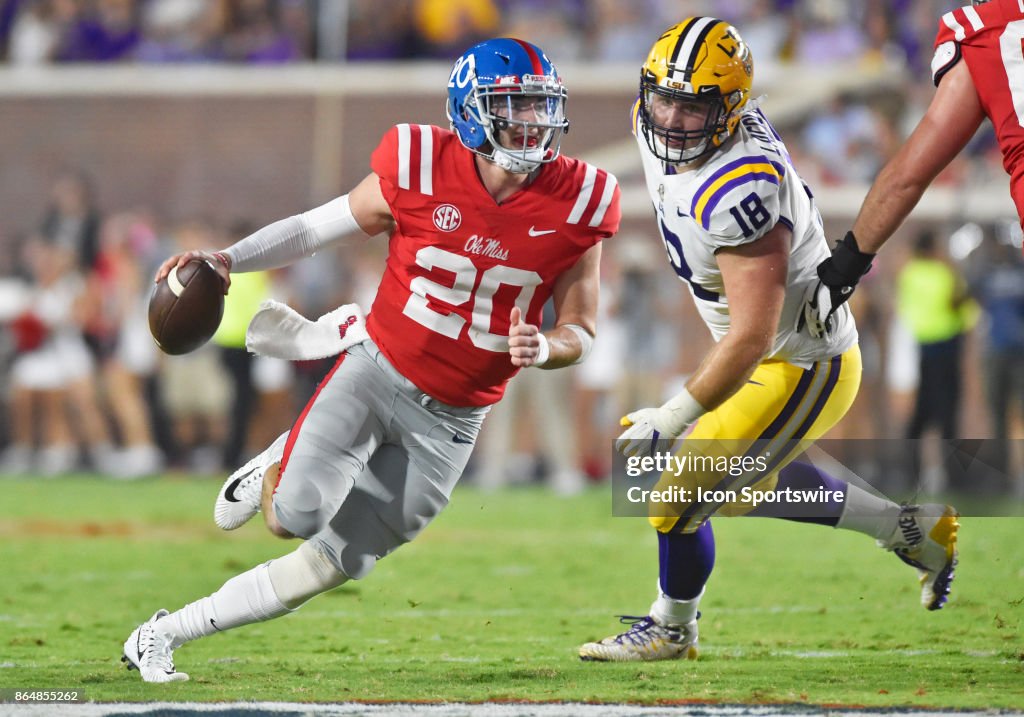 COLLEGE FOOTBALL: OCT 21 LSU at Mississippi