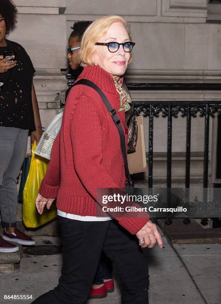 Actress Holland Taylor is seen out and about on October 21, 2017 in Philadelphia, Pennsylvania.