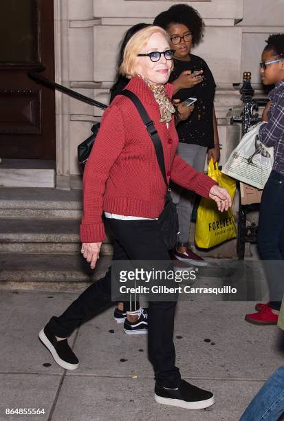 Actress Holland Taylor is seen out and about on October 21, 2017 in Philadelphia, Pennsylvania.