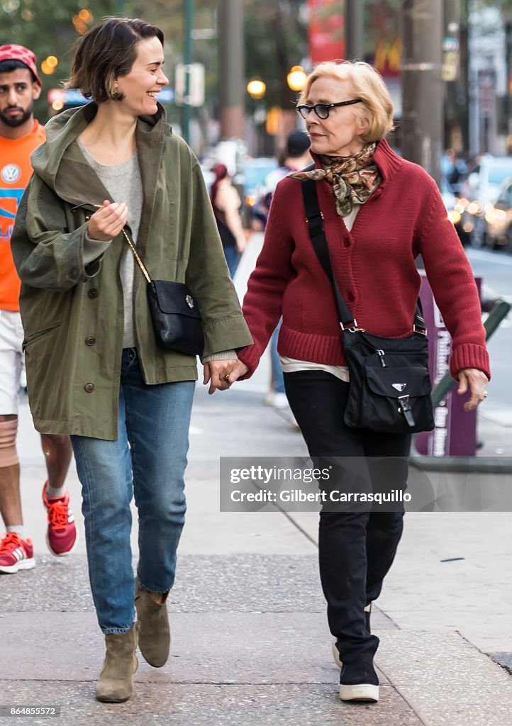 Celebrity Sightings in Philadelphia - October 21, 2017