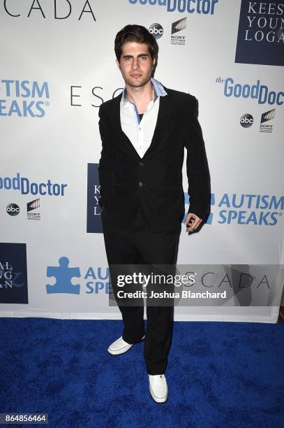 Brandon Jay arrives at Autism Speaks, Into the Blue Gala on October 21, 2017 in Los Angeles, California.