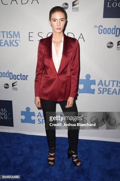 Courtney Paige Nelson arrives at Autism Speaks, Into the Blue Gala on October 21, 2017 in Los Angeles, California.