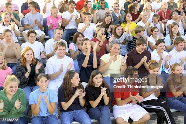 Crowd Cheer Stadium Clapping Photos and Premium High Res Pictures ...