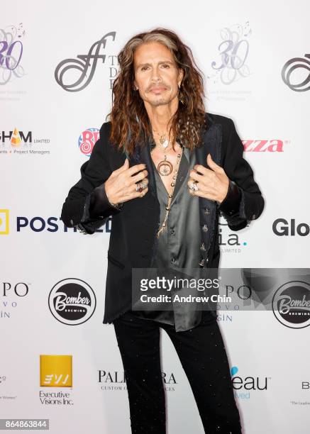 Steven Tyler attends the David Foster Foundation Gala at Rogers Arena on October 21, 2017 in Vancouver, Canada.