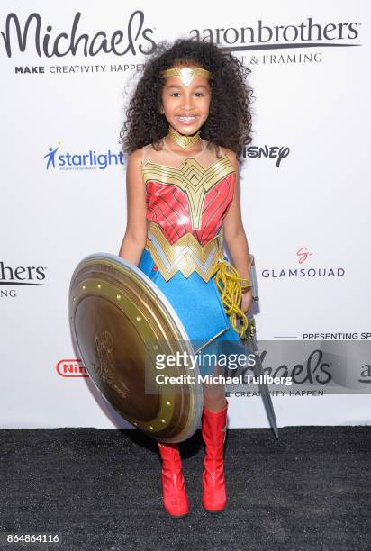 Jordyn Curet attends the Starlight Children's Foundation's Dream Halloween at The MacArthur on October 21, 2017 in Los Angeles, California.