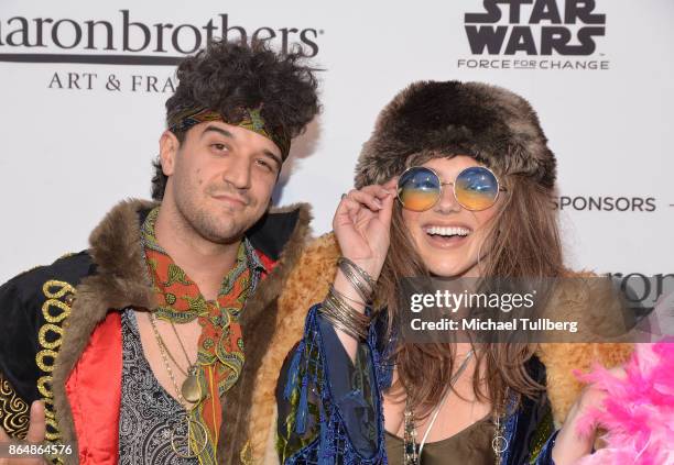 Mark Ballas and BC Jean attend the Starlight Children's Foundation's Dream Halloween at The MacArthur on October 21, 2017 in Los Angeles, California.