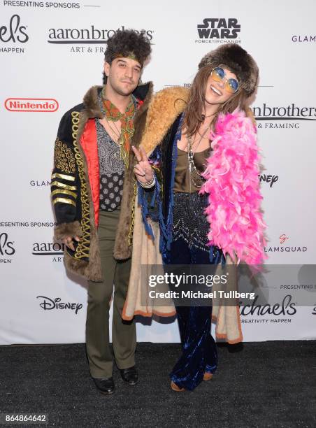 Mark Ballas and BC Jean attend the Starlight Children's Foundation's Dream Halloween at The MacArthur on October 21, 2017 in Los Angeles, California.