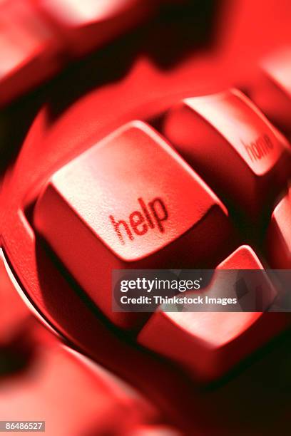 Keyboard Help Button Fotografías e imágenes de stock - Getty Images