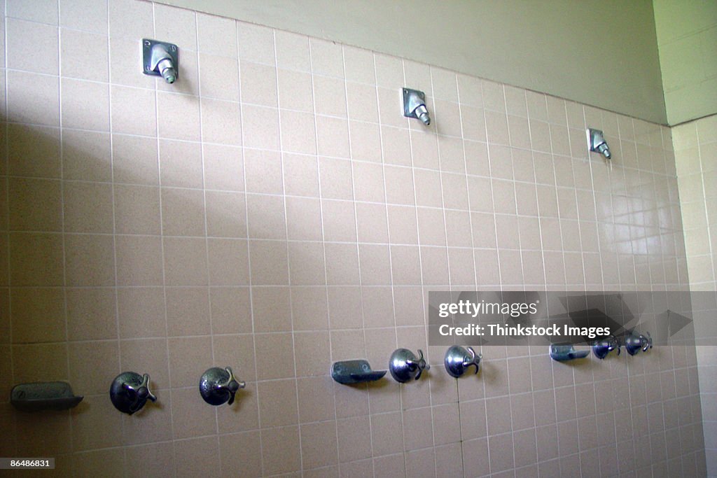 Locker room Showers