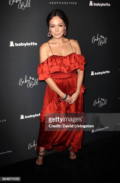Actress Lindsay Price attends the 7th Annual Baby Ball Gala at NeueHouse Hollywood on October 21, 2017 in Los Angeles, California.