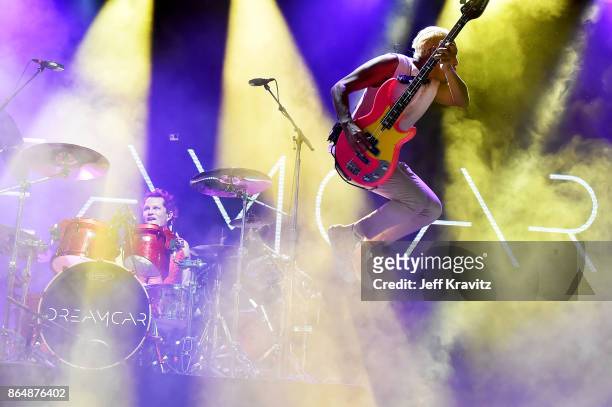 Adrian Young and Tony Kanal of Dreamcar perform at Piestewa Stage during day 2 of the 2017 Lost Lake Festival on October 21, 2017 in Phoenix, Arizona.