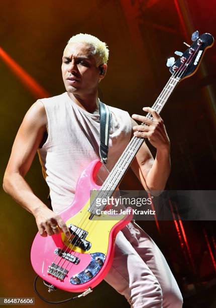 Tony Kanal of Dreamcar performs at Piestewa Stage during day 2 of the 2017 Lost Lake Festival on October 21, 2017 in Phoenix, Arizona.