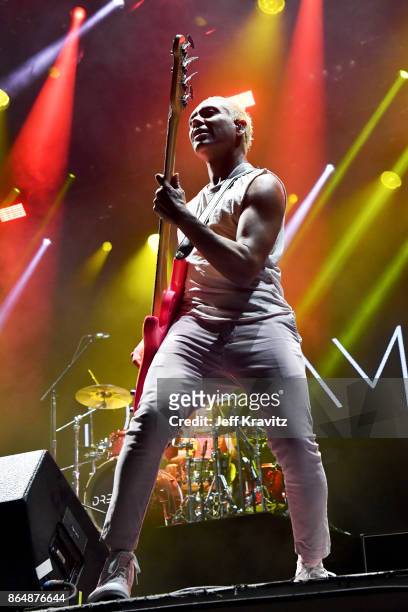 Tony Kanal of Dreamcar performs at Piestewa Stage during day 2 of the 2017 Lost Lake Festival on October 21, 2017 in Phoenix, Arizona.