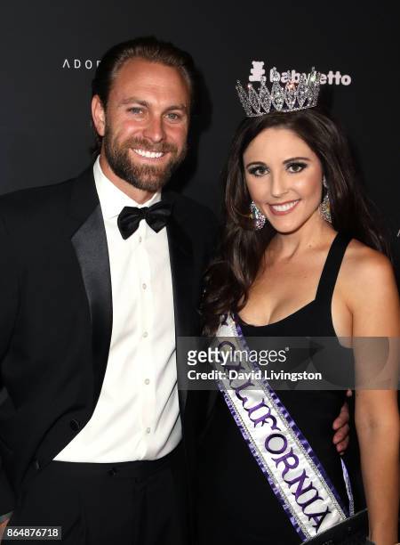 Ian Weeks and Miss California 2018 Lauren Weeks attend the 7th Annual Baby Ball Gala at NeueHouse Hollywood on October 21, 2017 in Los Angeles,...