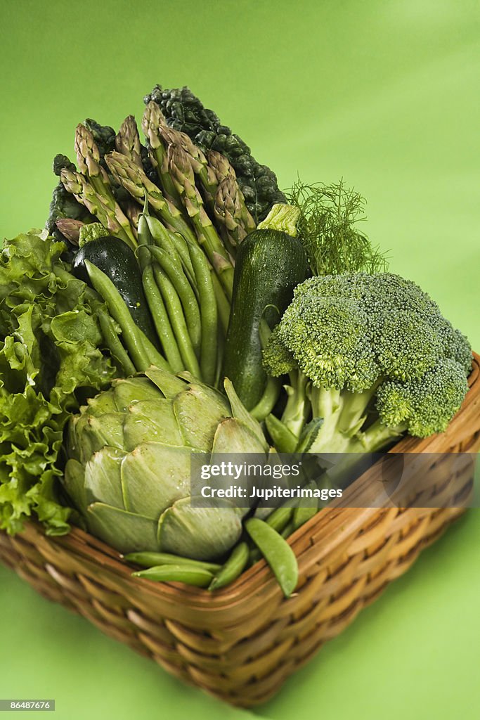 Basket of vegetables