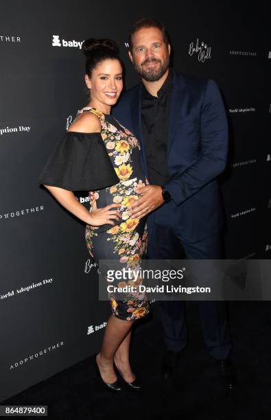 Actress Mercedes Mason and actor David Denman attend the 7th Annual Baby Ball Gala at NeueHouse Hollywood on October 21, 2017 in Los Angeles,...