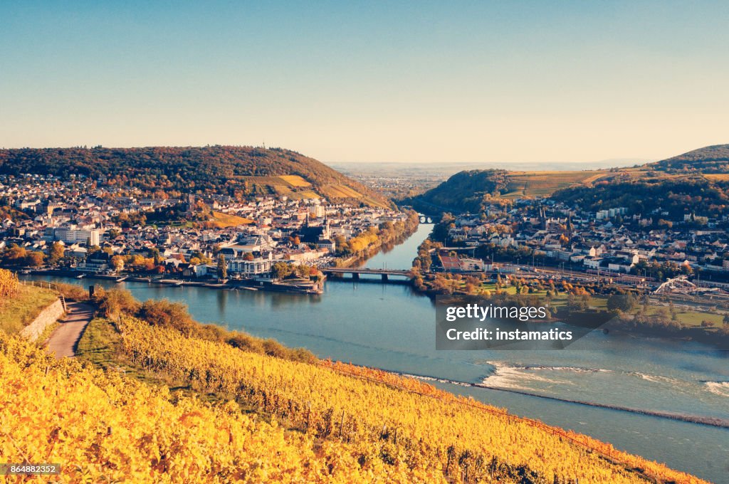 View to Bingen and the Nahe river